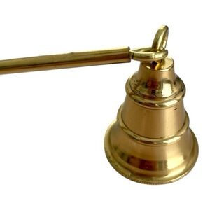 Mariner brass and wood candle snuffer, Never used, elegant and useful, vintage
